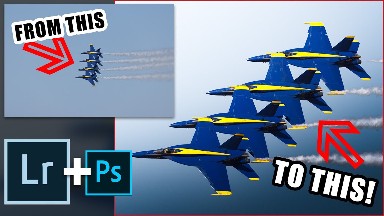 Editing Aviation Photography For Beginners - Lightroom & Photoshop