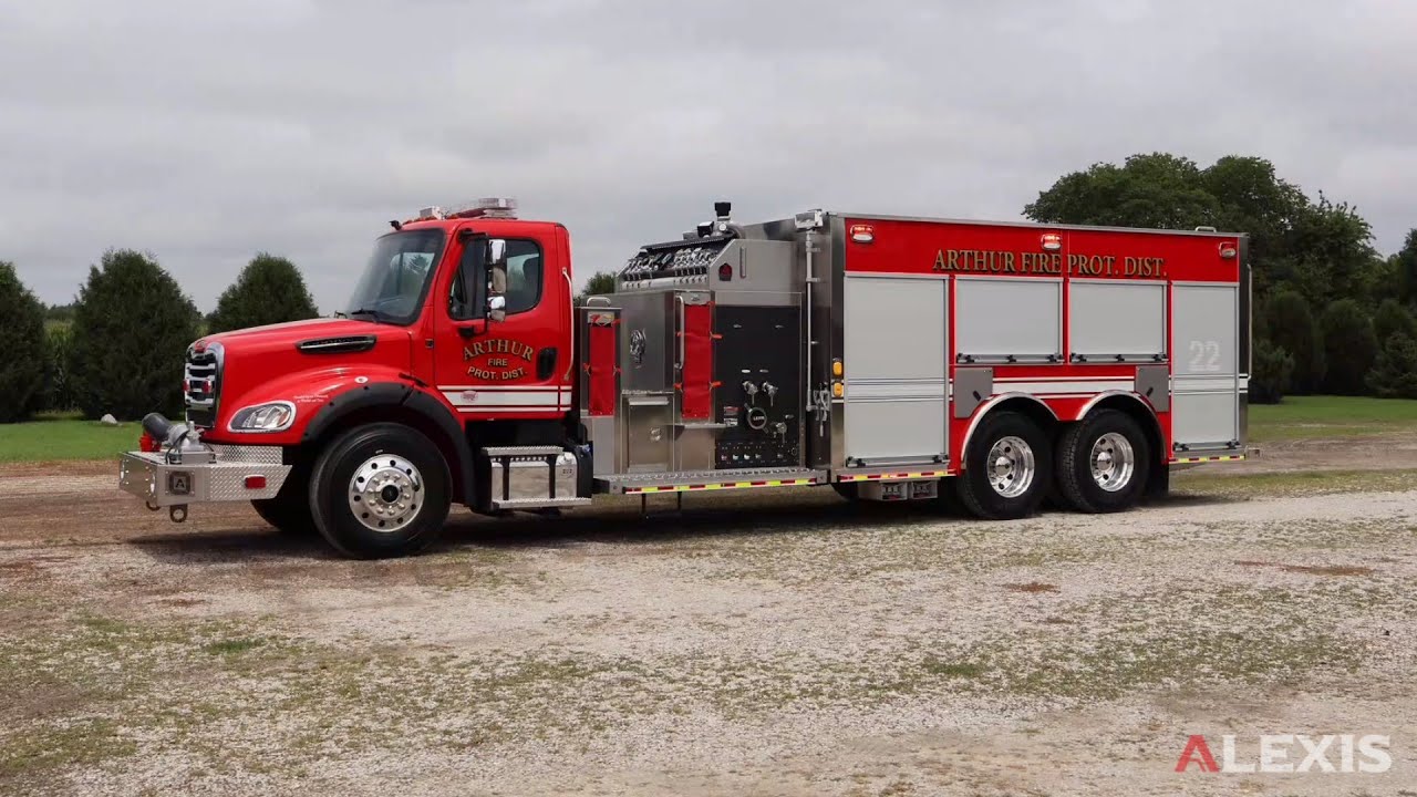 ARTHUR RURAL FIRE PROTECTION DISTRICT - ALEXIS TOP MOUNT PUMPER TANKER #2571 - ARTHUR, ILLINOIS