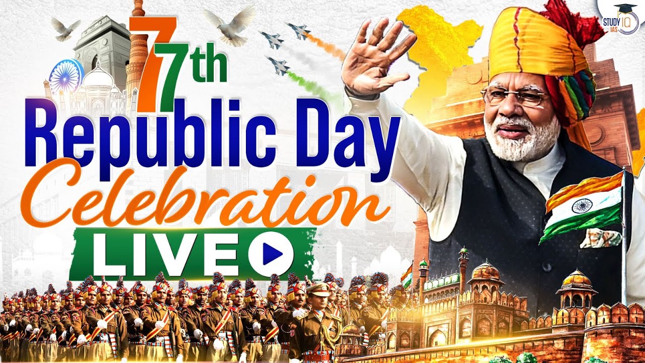 India's Republic Day Parade 2026 LIVE | 26 January 2026 | गणतंत्र दिवस परेड LIVE | StudyIQ UPSC CSE