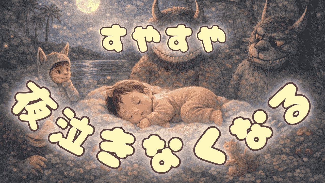 【睡眠医　監修】赤ちゃんすぐ眠る😴安心と愛情の感覚を促進する音楽🎵朝までぐっすり起きない✨赤ちゃん泣き止む睡眠用BGM💕