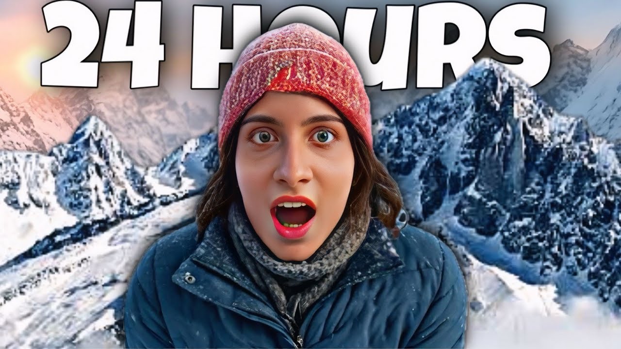 Surviving 24 hours in Mountains 😱|| tour to Naran valley