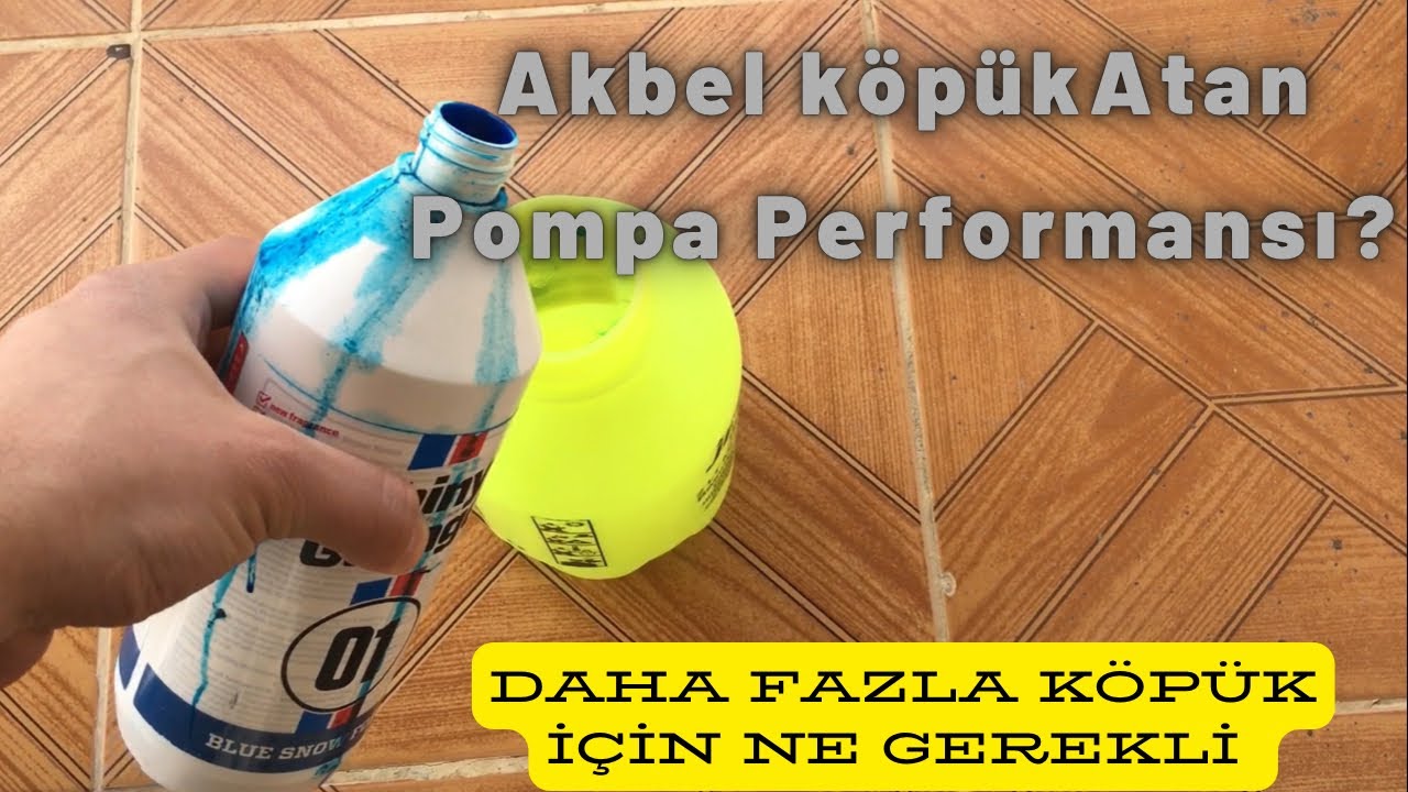 AKBEL KÖPÜK POMPASI MODİFİYE NASIL YAPILIR -NOZUL NE İŞE YARAR