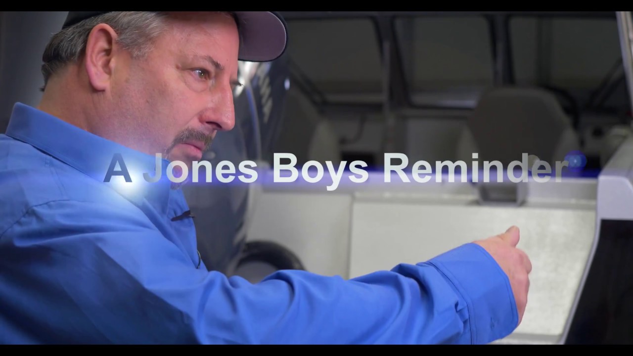Jones Boys Reminder - Secure Your Boat With Safety Straps