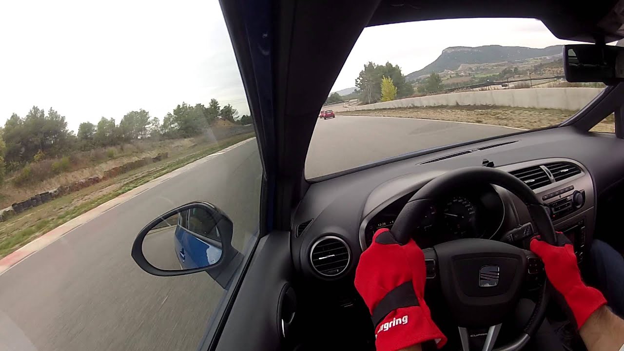 seat leon cupra R en castelloli 1ª parte