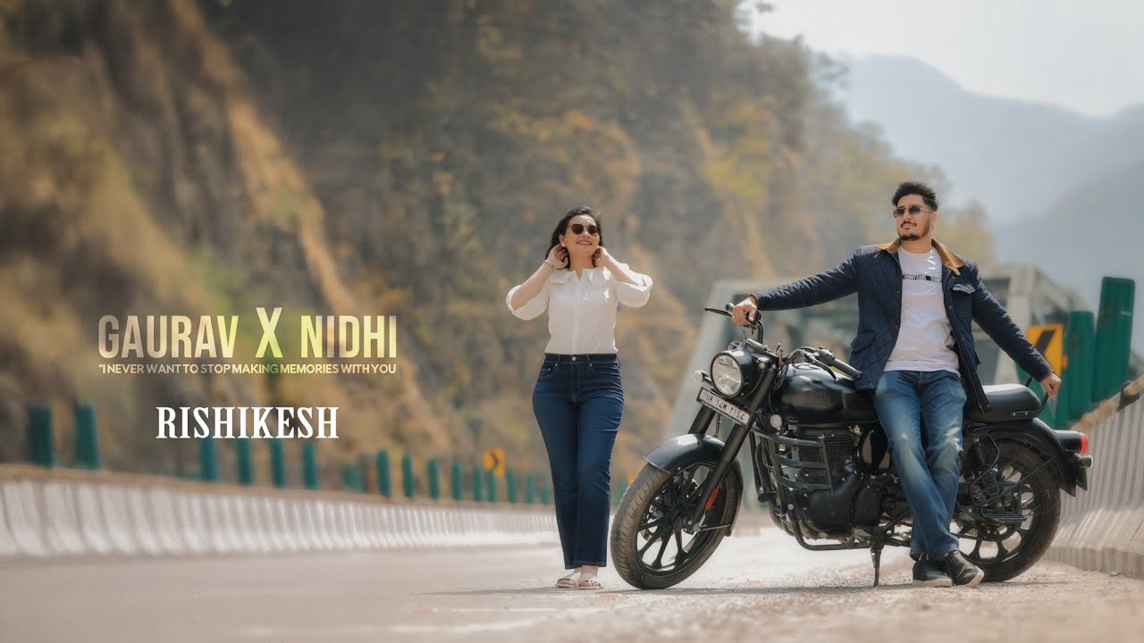 Best Pre Wedding Shoot 2025 Rishikesh | Uttarakhand | Gaurav & Nidhi From Delhi | Aryan Photography