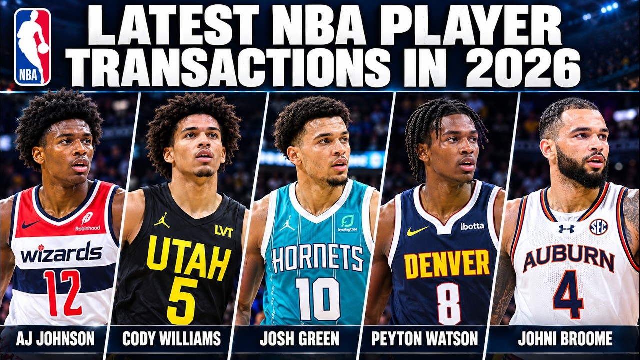 Latest NBA Player Transactions 2026