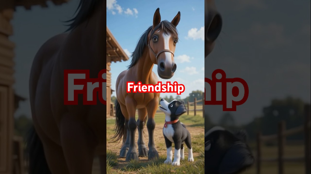 Heartwarming Tale of a Horse and Puppy Friendship