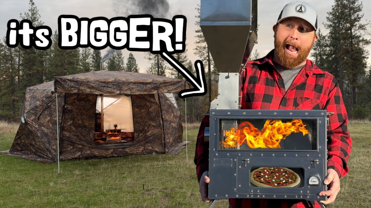 The Best Hot Tent Pellet Stove.. Just.. Got.. BIGGER!