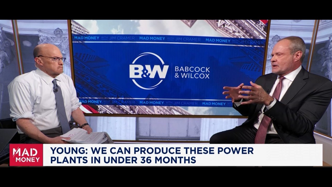 Mad Money Interview with Babcock & Wilcox CEO Kenneth Young - Powering Data Centers