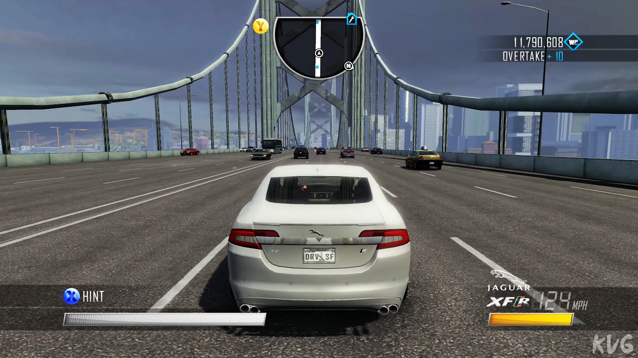Driver San Francisco - Jaguar XFR - Open World Free Roam Gameplay (PC UHD) [4K60FPS]