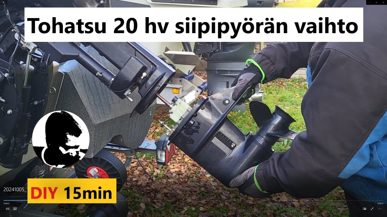 Tohatsu 20 hv 2021 siipipyörän vaihto