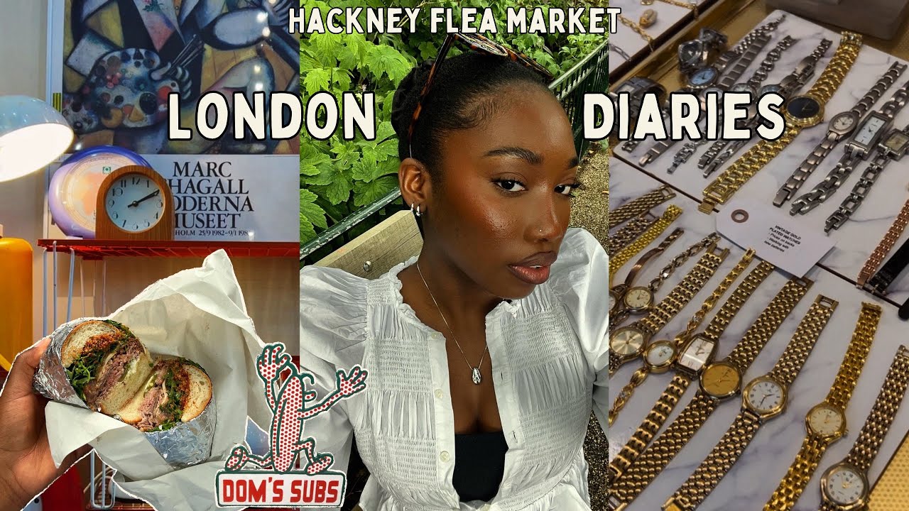 London Diaries: Thrifting at Hackney Flea Market (run don't walk)