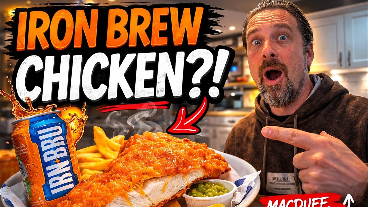 IRON BREW Chicken Fillets?! Scottish Chippy Food Review in Macduff