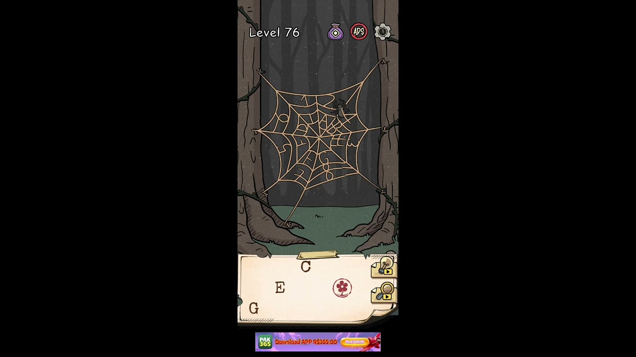 Flower Forest - Word puzzle Level 76 Walkthrough Solution 
