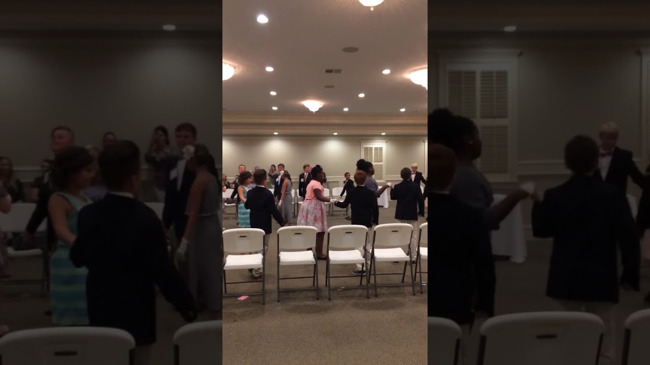 Tristan at junior cotillion