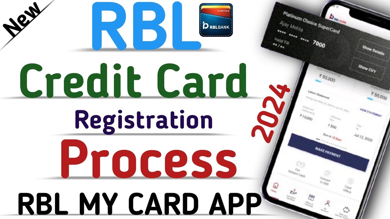 how to register rbl credit card in mobile app | rbl my card app use in hindi| 2024 |#rbl_card