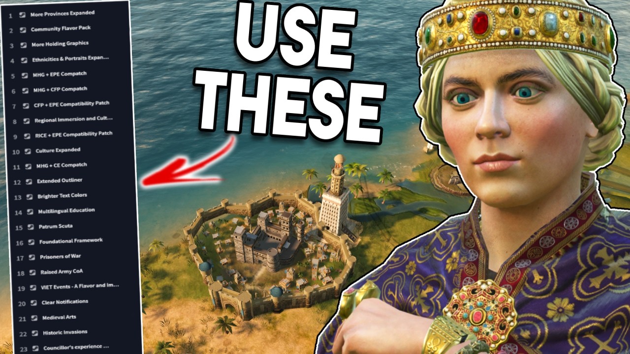 40 Essential Mods for Crusader Kings 3