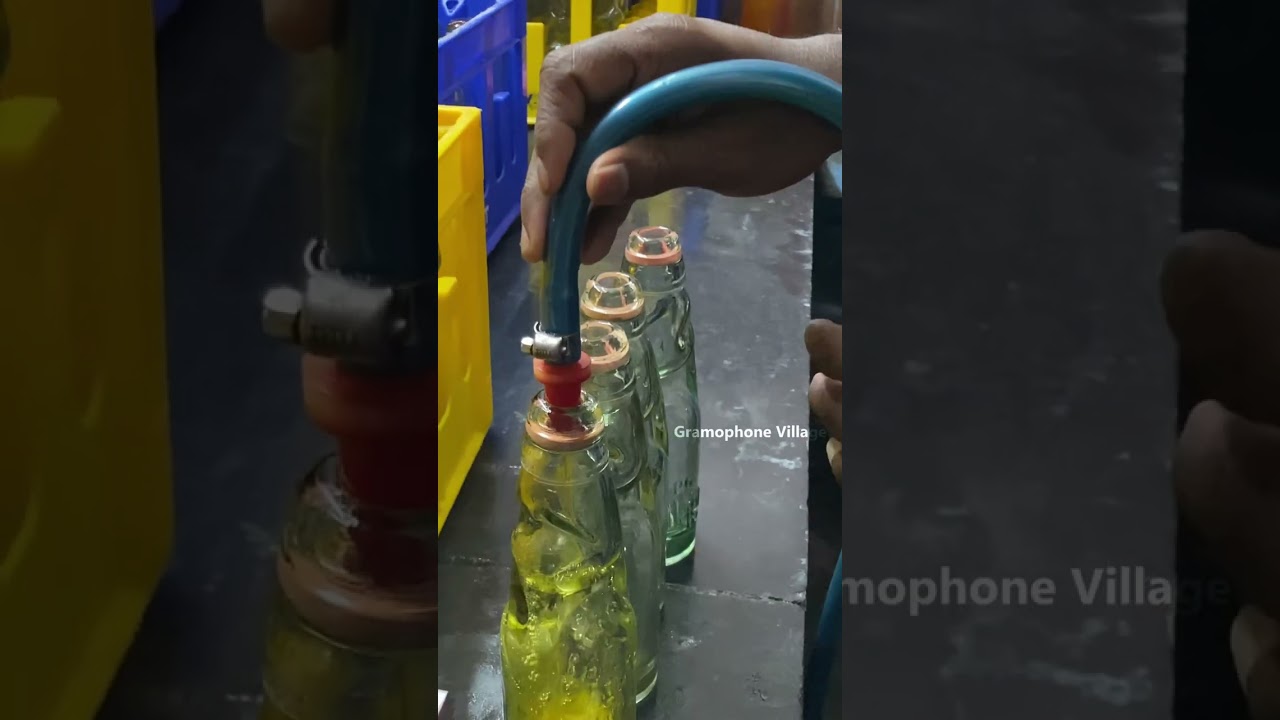 👇👇Goli Soda Making process 👇👇#shorts #asmr #gramophonevillage
