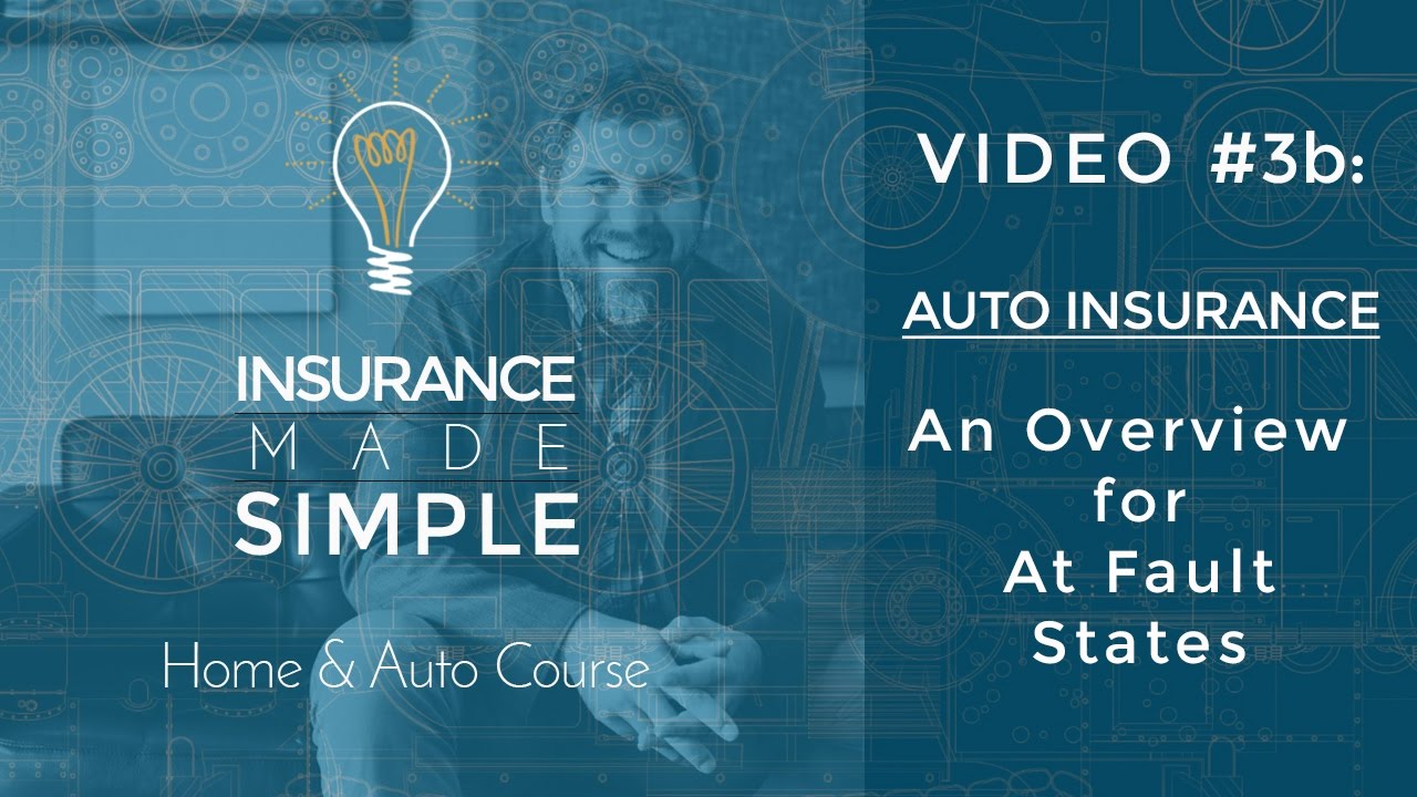 Auto Insurance 101- At Fault States