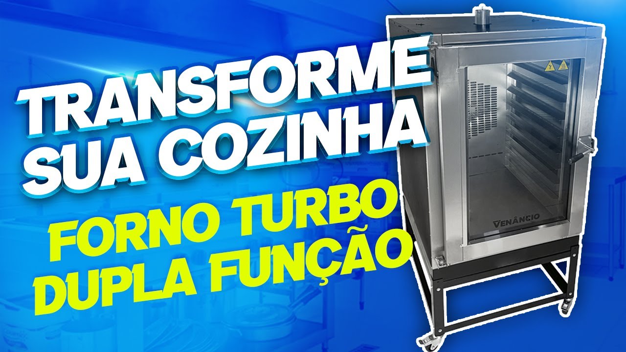 Forno Turbo Twister Elétrico FVT10E com Cavalete da Venâncio: Eficiência e Qualidade para Padarias