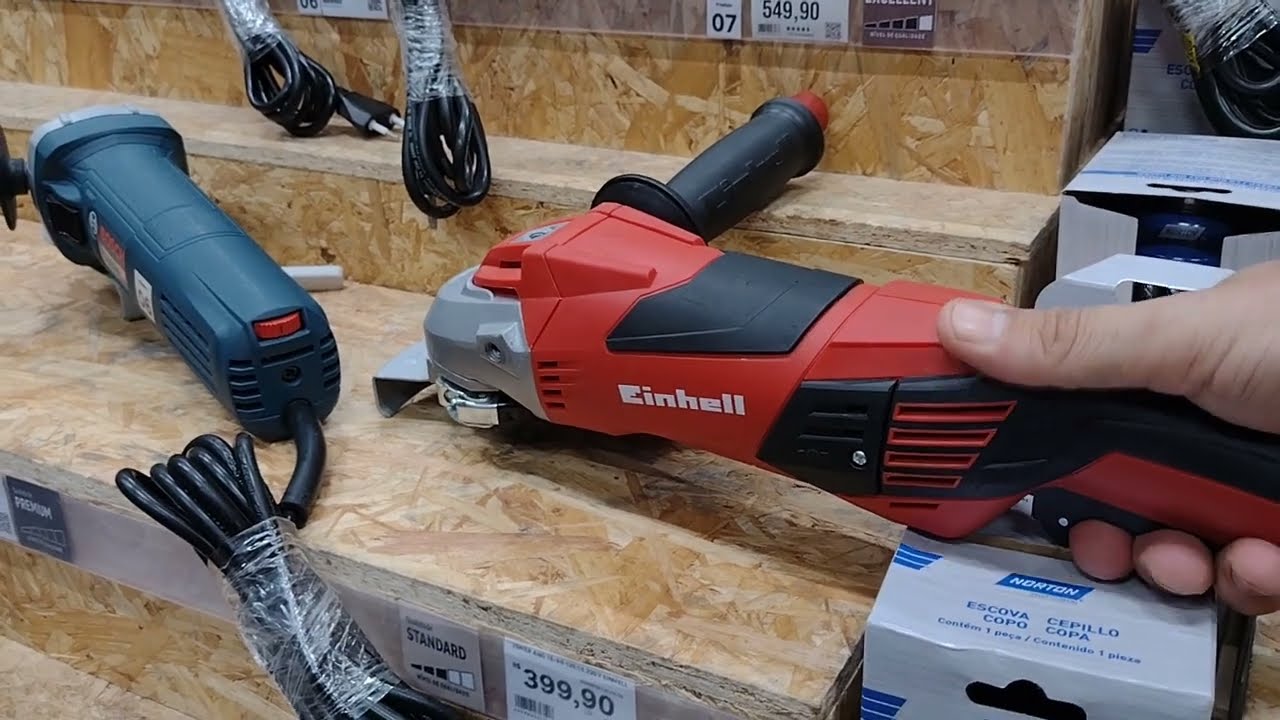 Esmerilhadeira Bosch GWS 9-125 9 x Te-ag125  Com Controle De Velocidade - Einhell