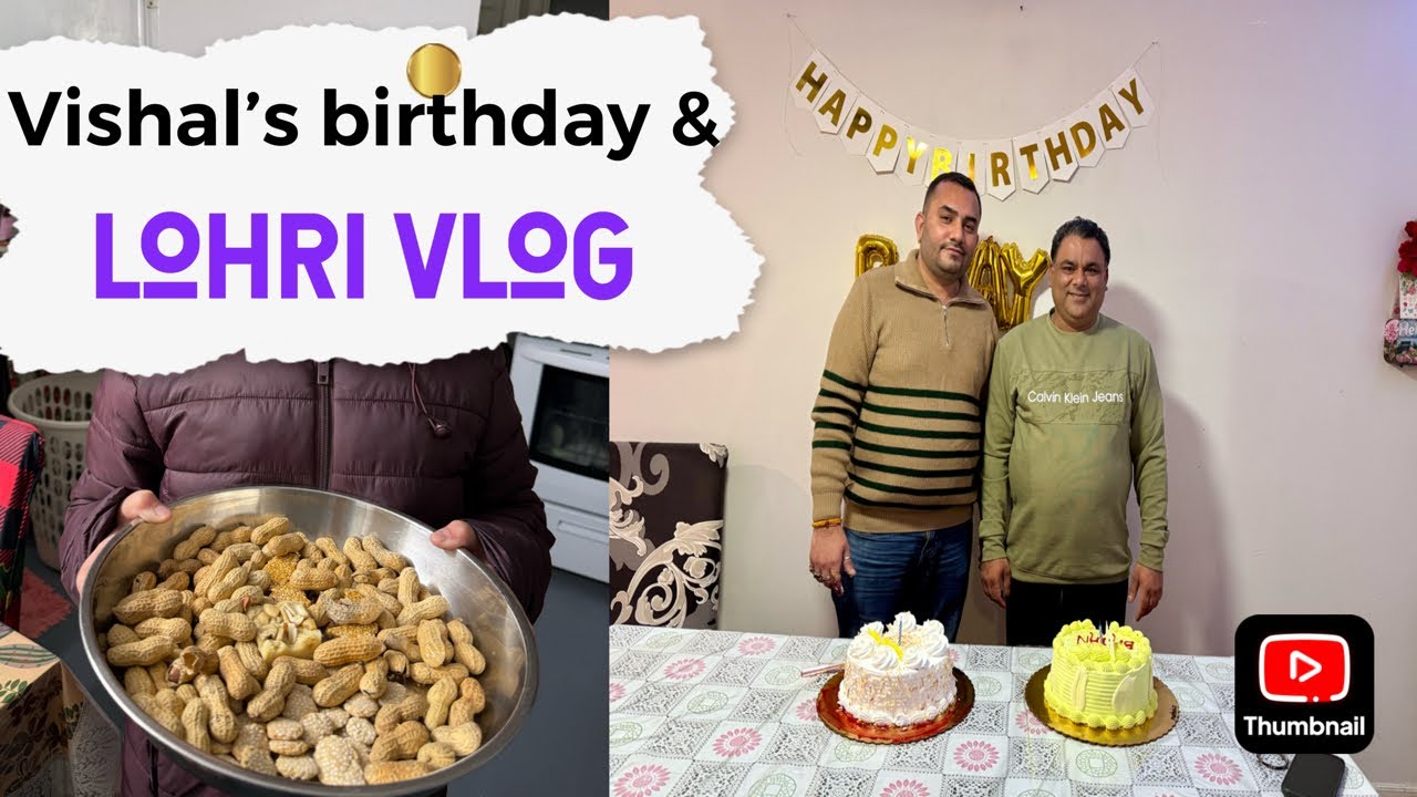 Celebration of Lohri and husband’s birthday at friend’s house/ Lohri vlog ​@Namastefromnewyork123/❤️