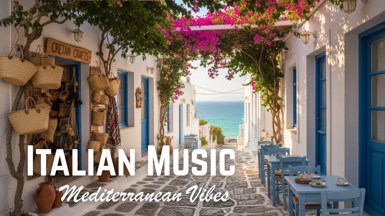 🎶 Italian Vibes & Mediterranean Music 🎶 Amalfi Coast & Lake Como Calming Morning Relaxing Music 🌊
