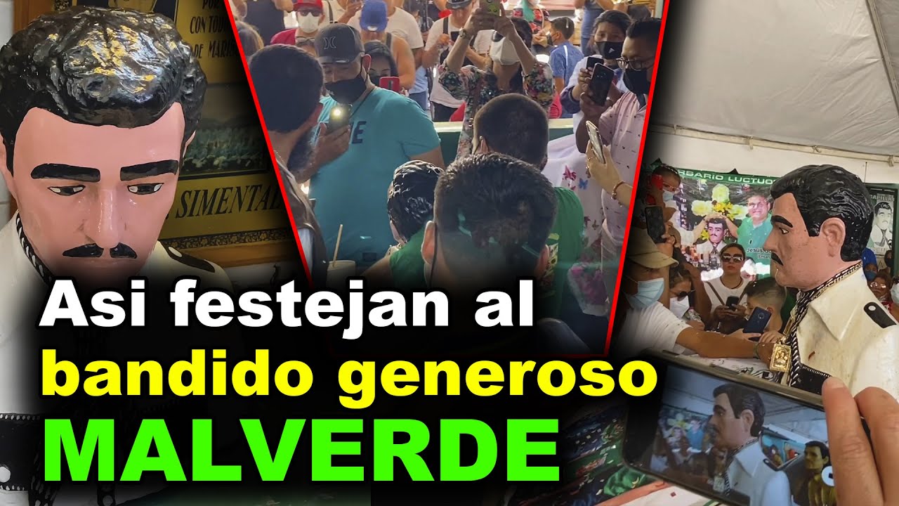En sinaloa asi festejan a MALVERDE el bandido generoso