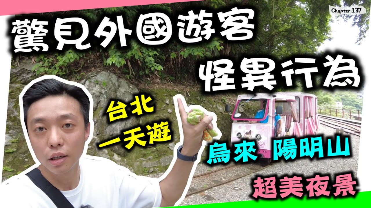 台北一天遊，烏來新奇美食，陽明山小油坑，繡球花季，超美夜景～驚見遊客怪異行為，跟對導遊太重要了...[高佬肥仔] 