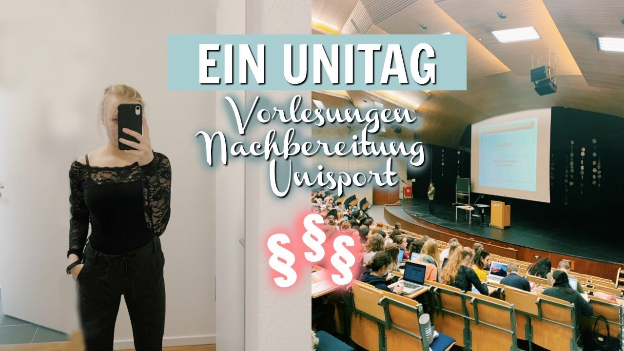 EIN PRODUKTIVER UNITAG - Vorlesungen, Nachbereitung, Unisport.. // Miss Aliana (Jura, Universität)