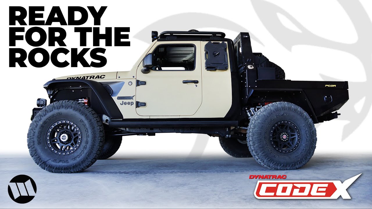 Jeep Gladiator Truck 2 Door Extra Cab Overland on 40 Inch Tires with a HELLCAT HEMI - DYNATRAC CODEX