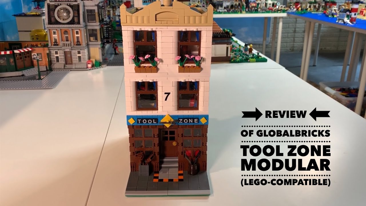 A look at a non-LEGO Modular by Global Bricks