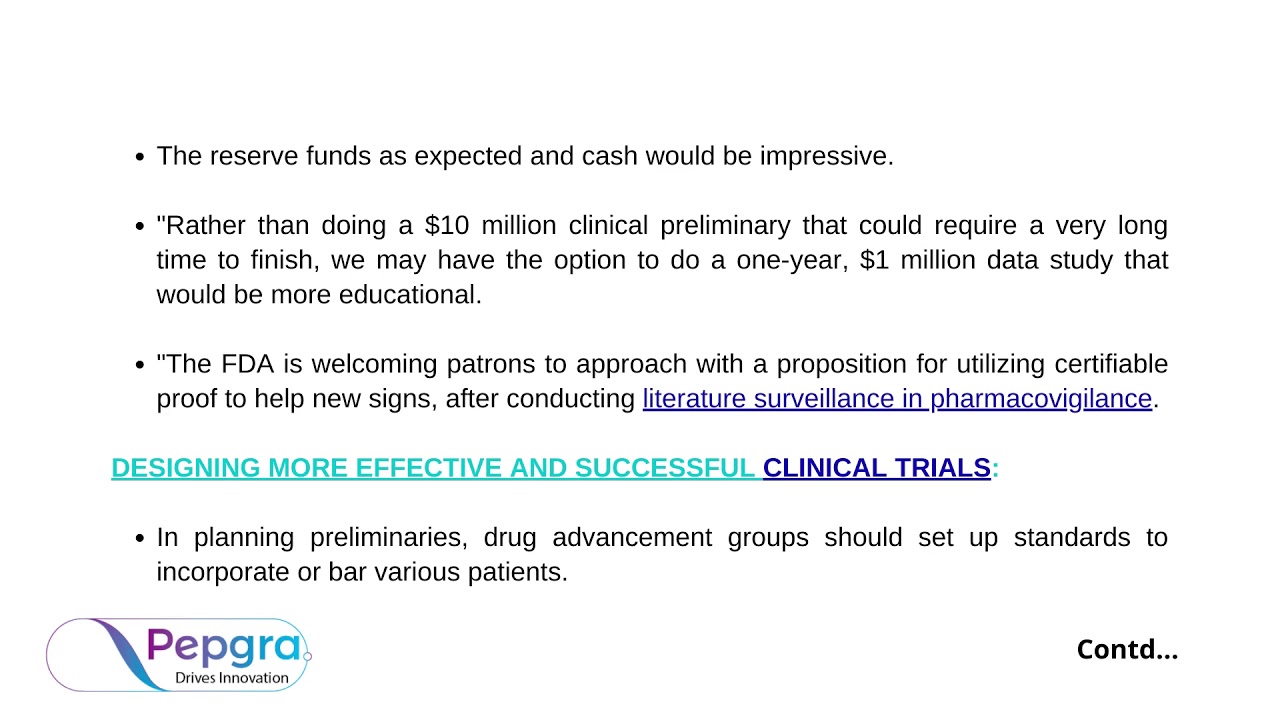 Literature Review of Drug Development using Real-World Evidence - Pepgra Healthcare