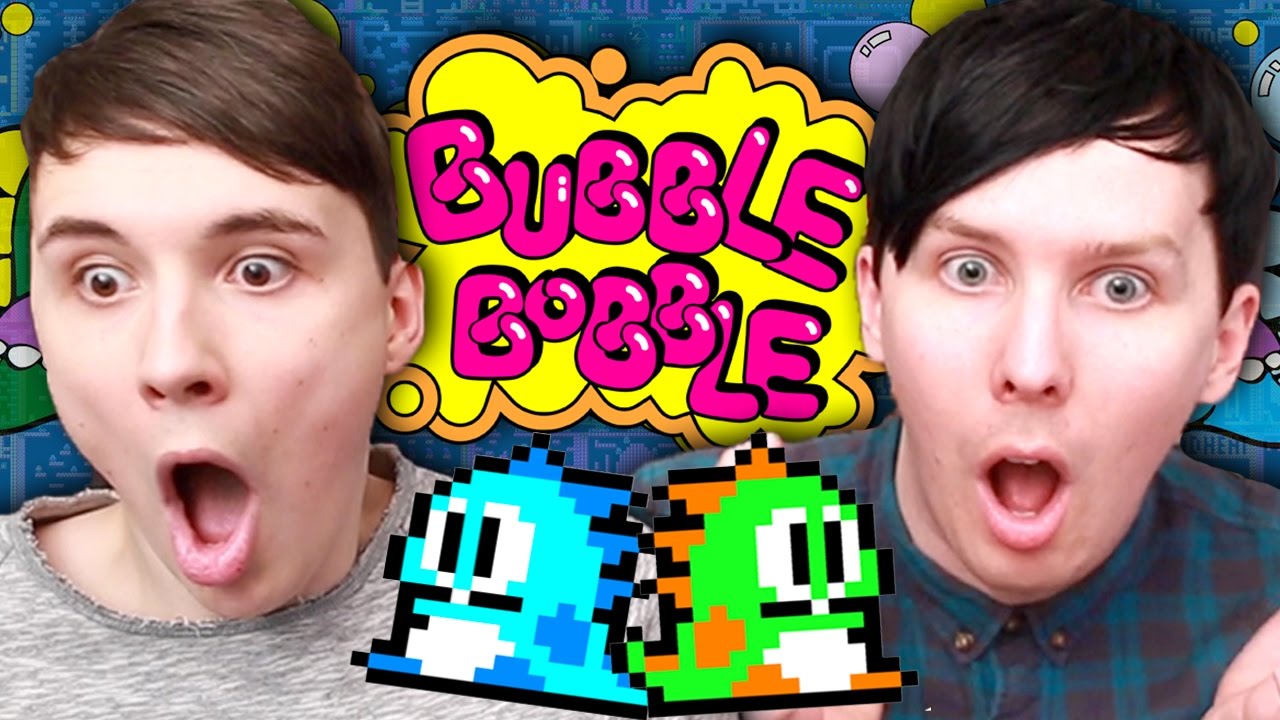 PHIL'S CHILDHOOD ADVENTURE! - Dan vs. Phil: Bubble Bobble