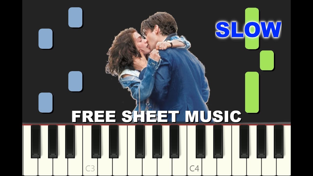 SLOW piano tutorial 