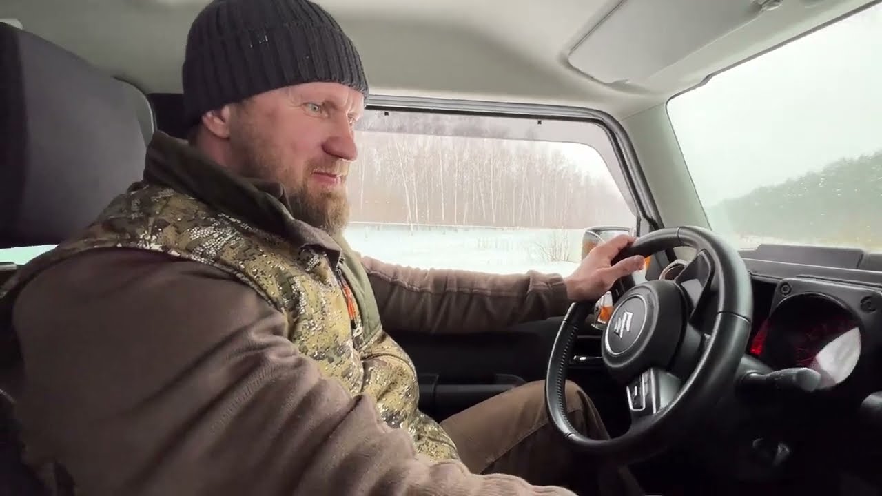 Перешёл с Bridgestone шины на Dunlop липучка! Правильные зимние колеса на Suzuki Jimny !