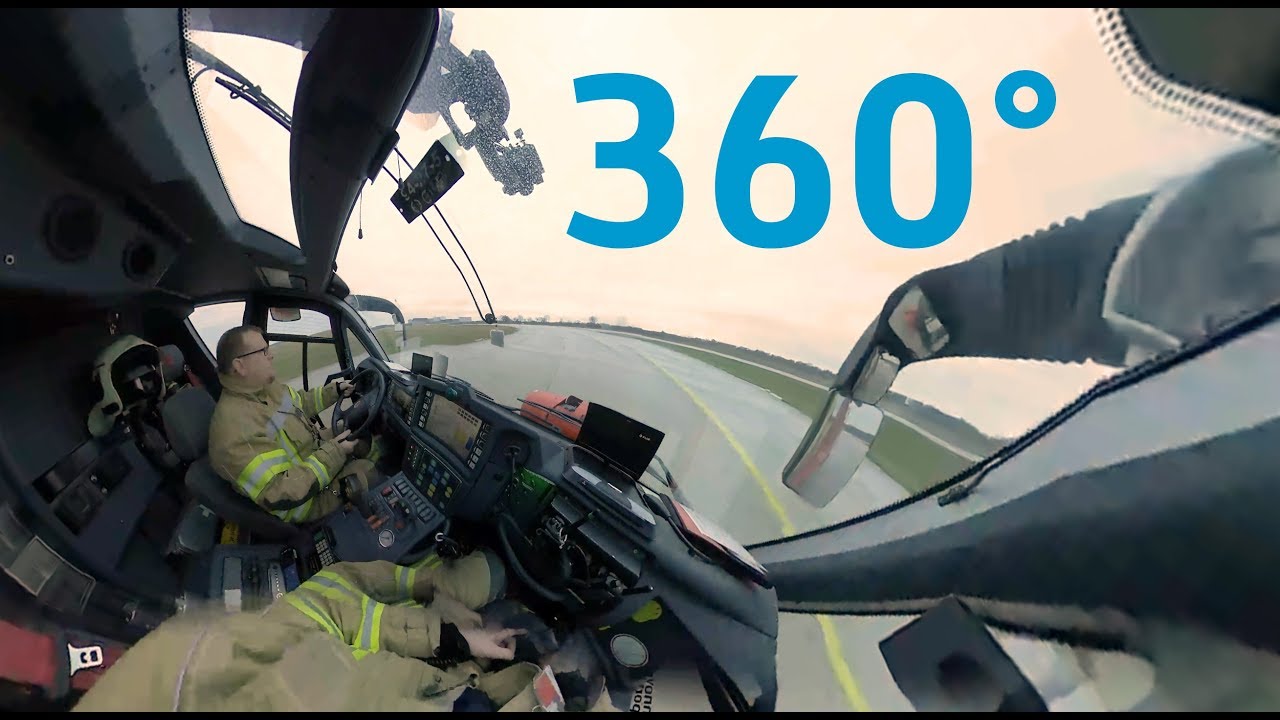 2 x 700 PS: Der Rosenbauer Panther [360°] am Hannover Airport