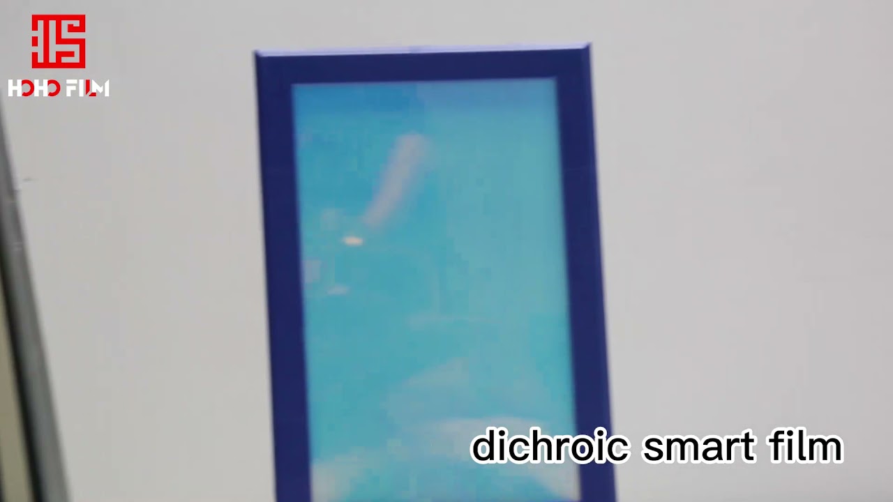 Dichroic Smart PDLC Film / Switchable Smart Film Sample Effect