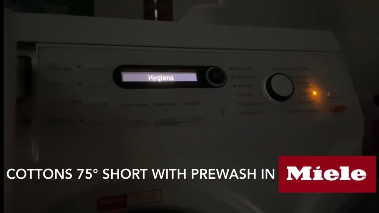Miele Softtronic W5885| Kochwäsche 75°