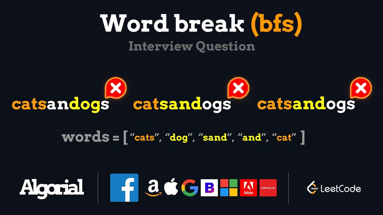Word Break - Leetcode 139