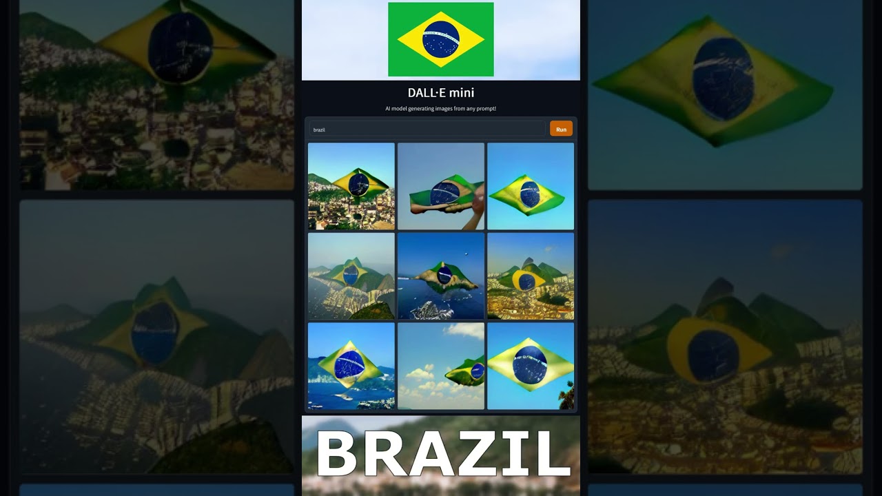 Brazil depicted by AI