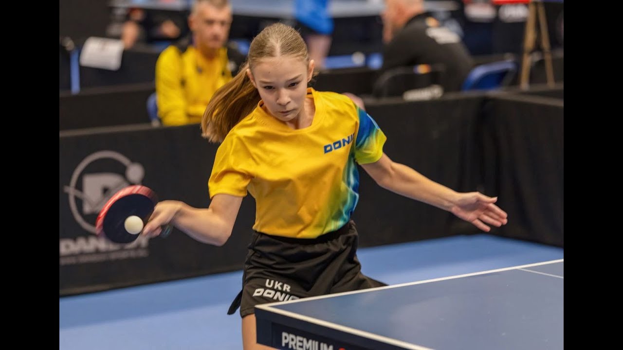 18th STIGA Masters U11 in Belgium (Liège) 1-2 Nov 2025 Toma Bianca(Romania) - Korol Sofiia (Ukraine)
