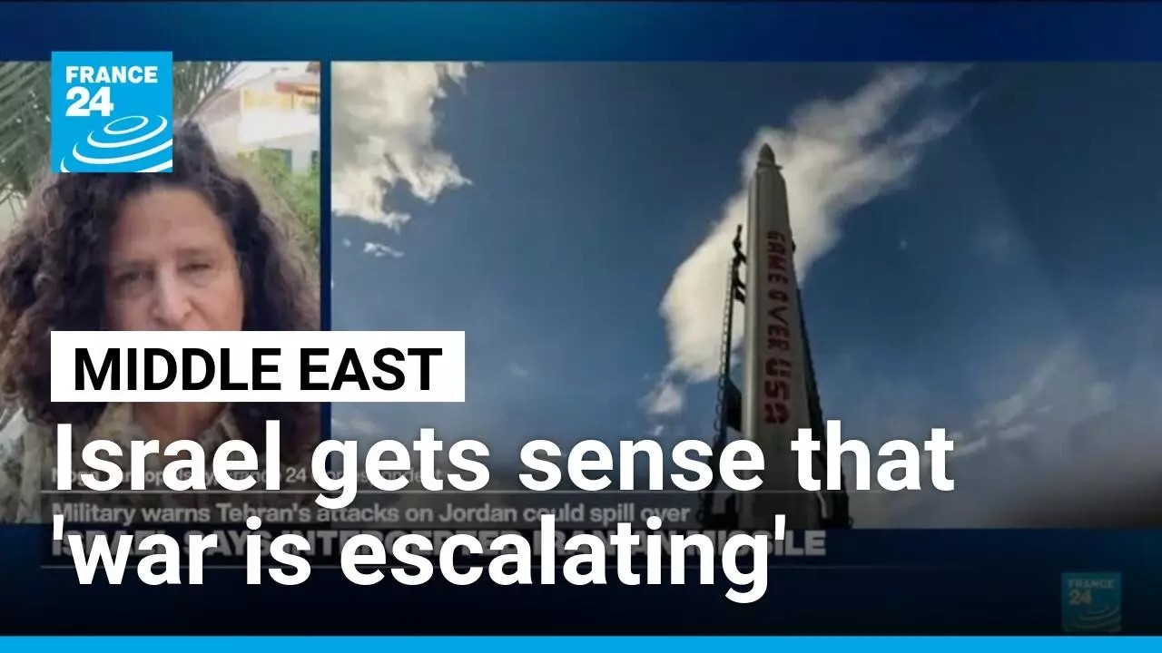 Israel says Iran missile towards Jordan's Aqaba intercepted &bull; FRANCE 24 English