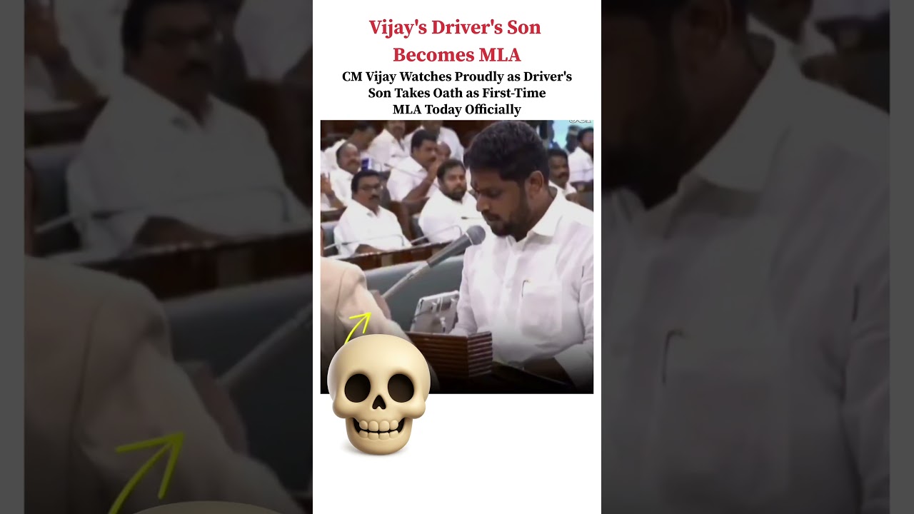 Vijay thalapathy Driver'😱Son Becomes MLA #ytshorts #vijaythalapathy #southindian #viral #shortsviral