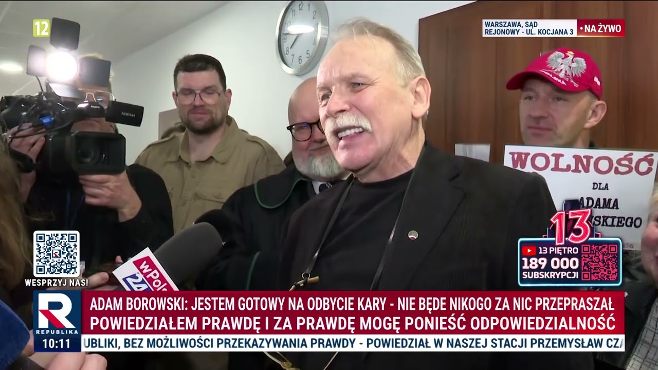 Skandaliczna decyzja sądu. Adam Borowski trafi do więzienia