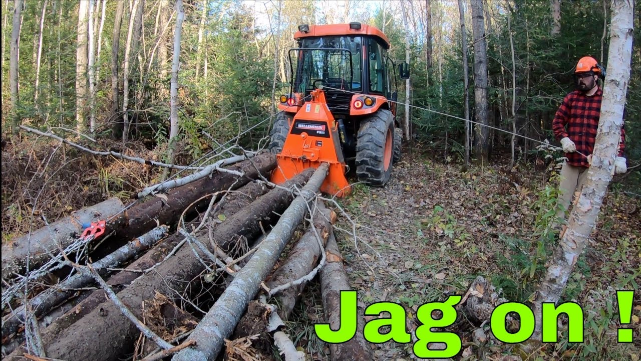 Saving Storm Damaged Trees with a Tractor Winch