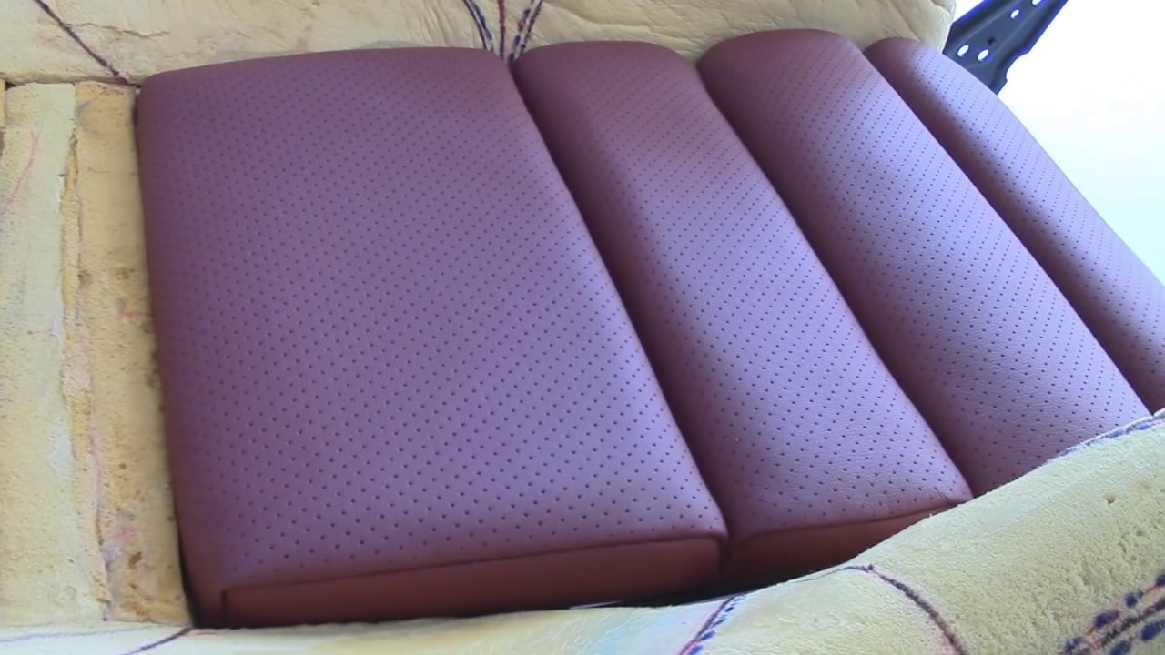 A Sports Seat in Leather - (Cushions) - Part 3  Car upholstery