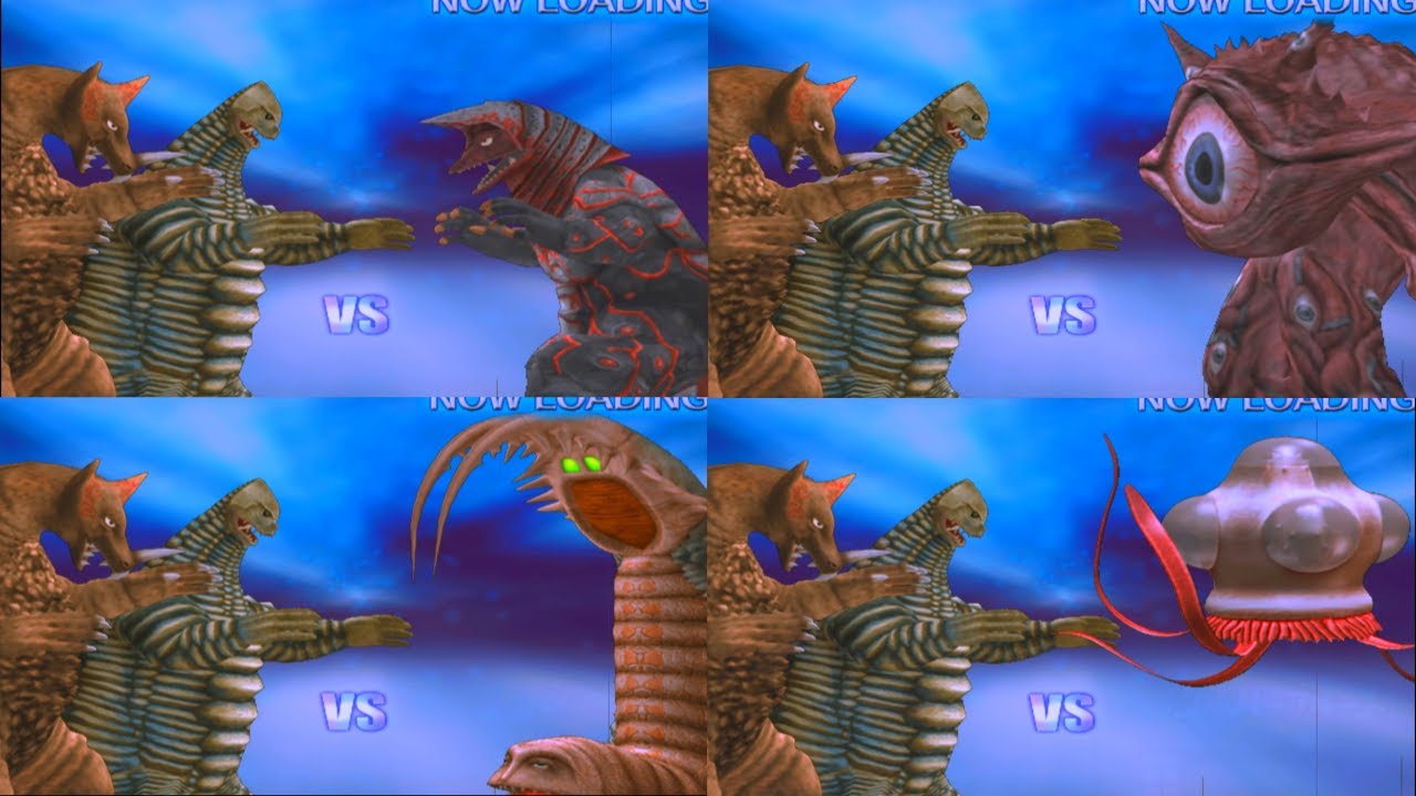 TAG TEAM GOMORA & RED KING - ULTRAMAN FIGHTING EVOLUTION 3