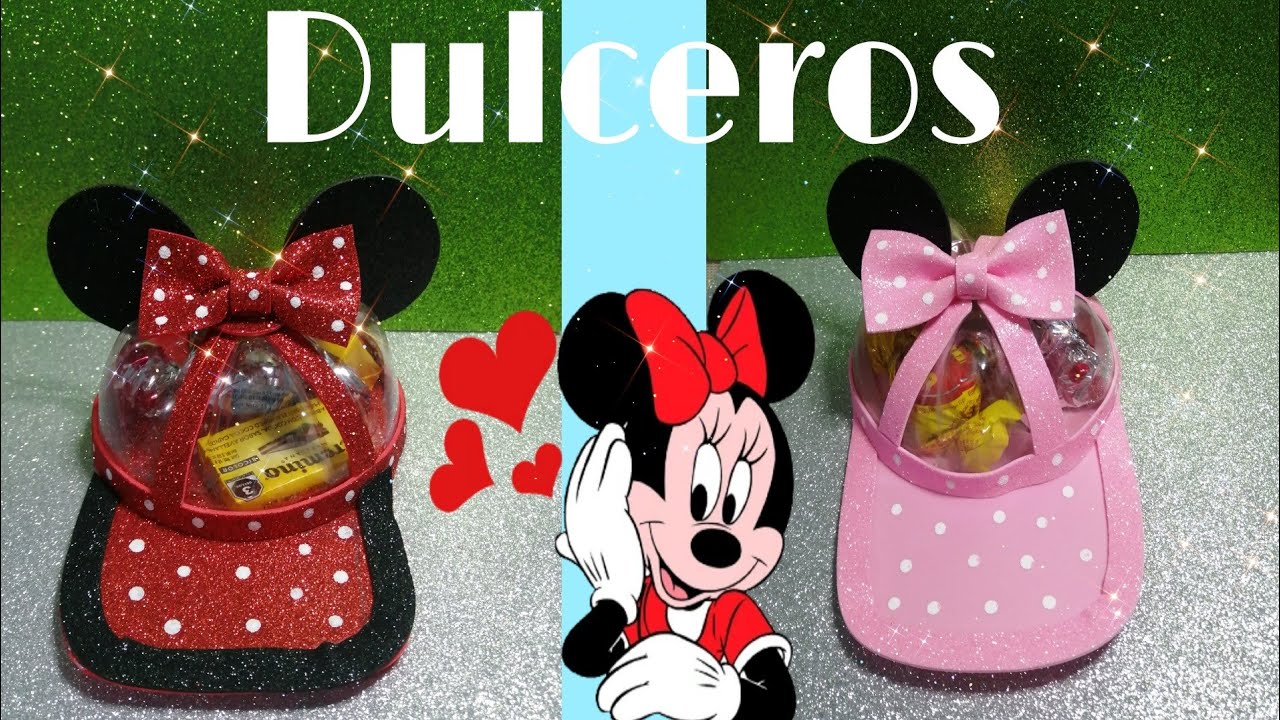 🌺Dulcero con botella pet/MIMI mouse