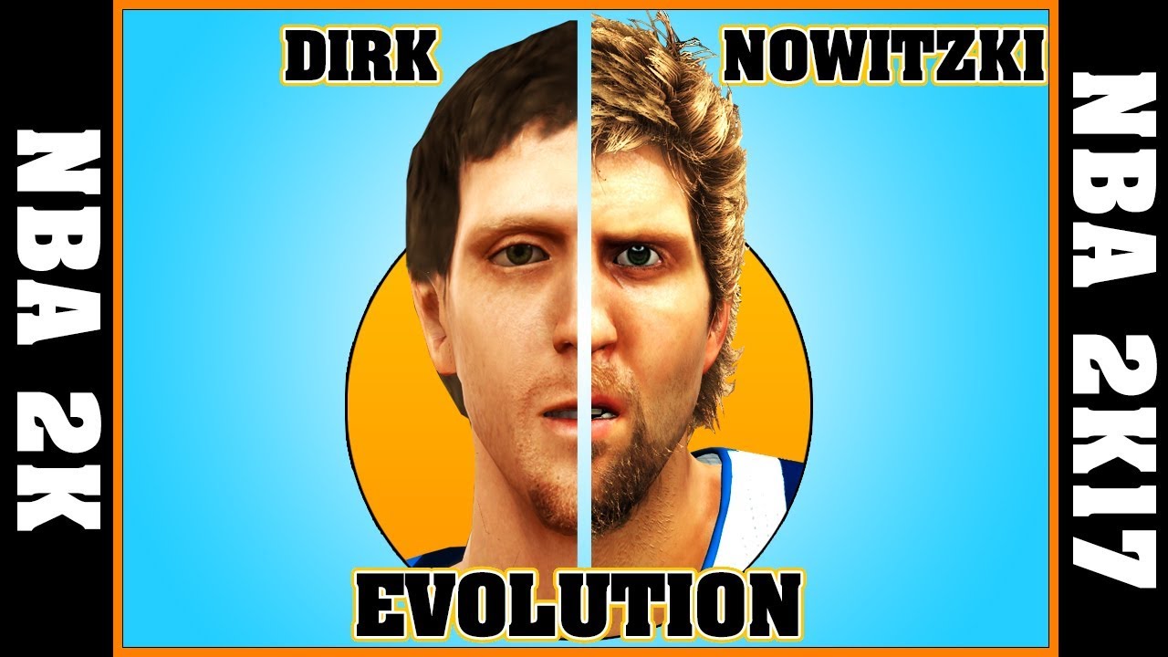 DIRK NOWITZKI evolution [NBA 2K - NBA 2K17] 🏀
